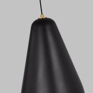 Visual Comfort Studio - TP1141AIBBS - One Light Pendant - Clasica - Aged Iron