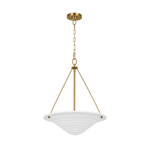 Visual Comfort Studio - AP1213TXW - Three Light Pendant - Dosinia - Textured White