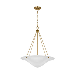 Visual Comfort Studio - AP1224TXW - Four Light Pendant - Dosinia - Textured White