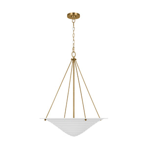 Visual Comfort Studio - AP1224TXW - Four Light Pendant - Dosinia - Textured White