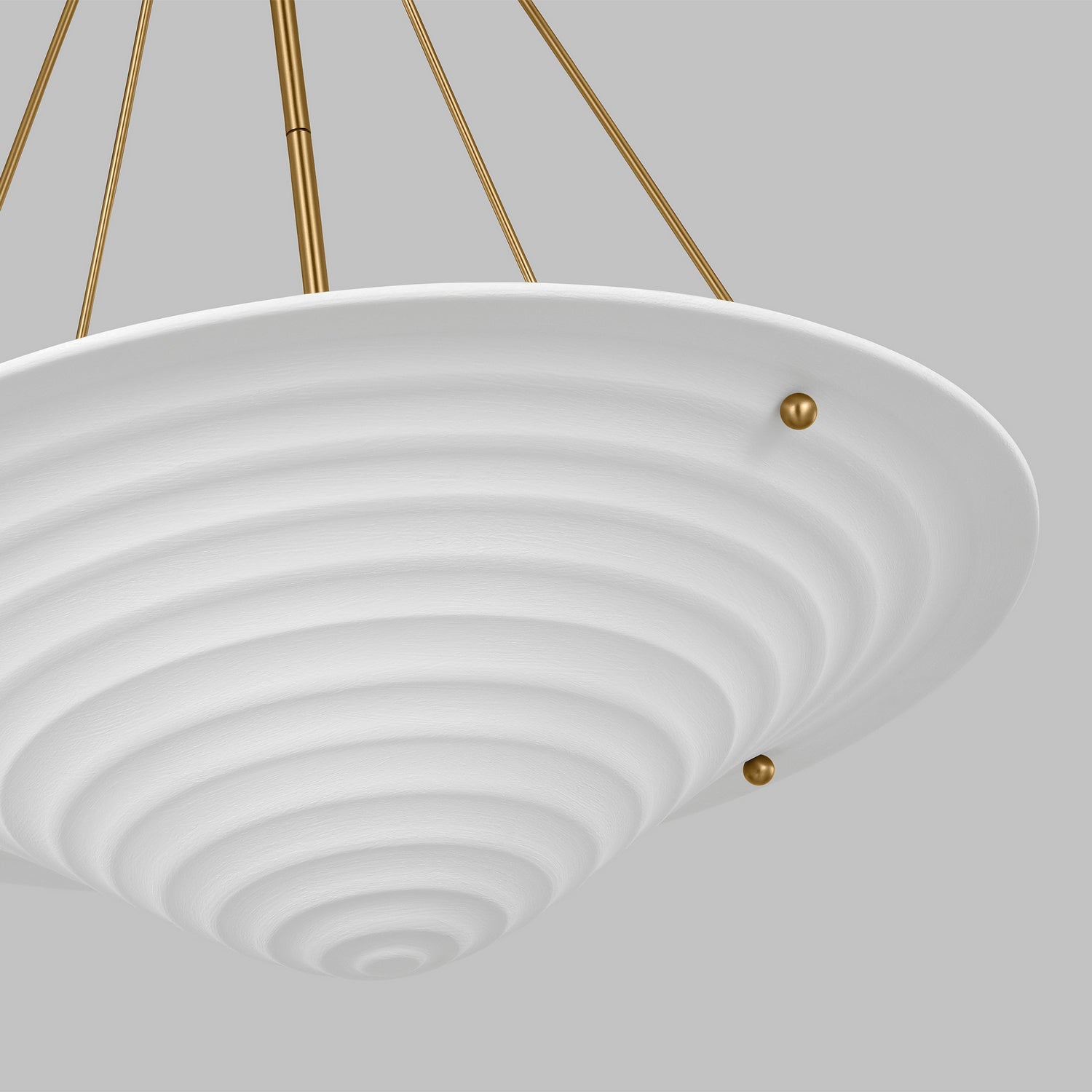 Visual Comfort Studio - AP1224TXW - Four Light Pendant - Dosinia - Textured White