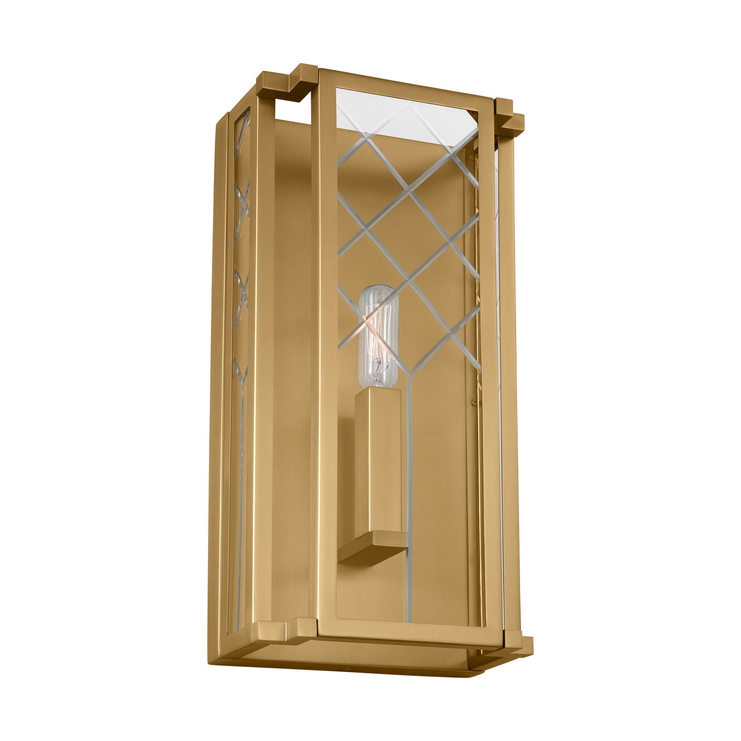 Visual Comfort Studio - AW1161BBS - One Light Wall Sconce - Erro - Burnished Brass