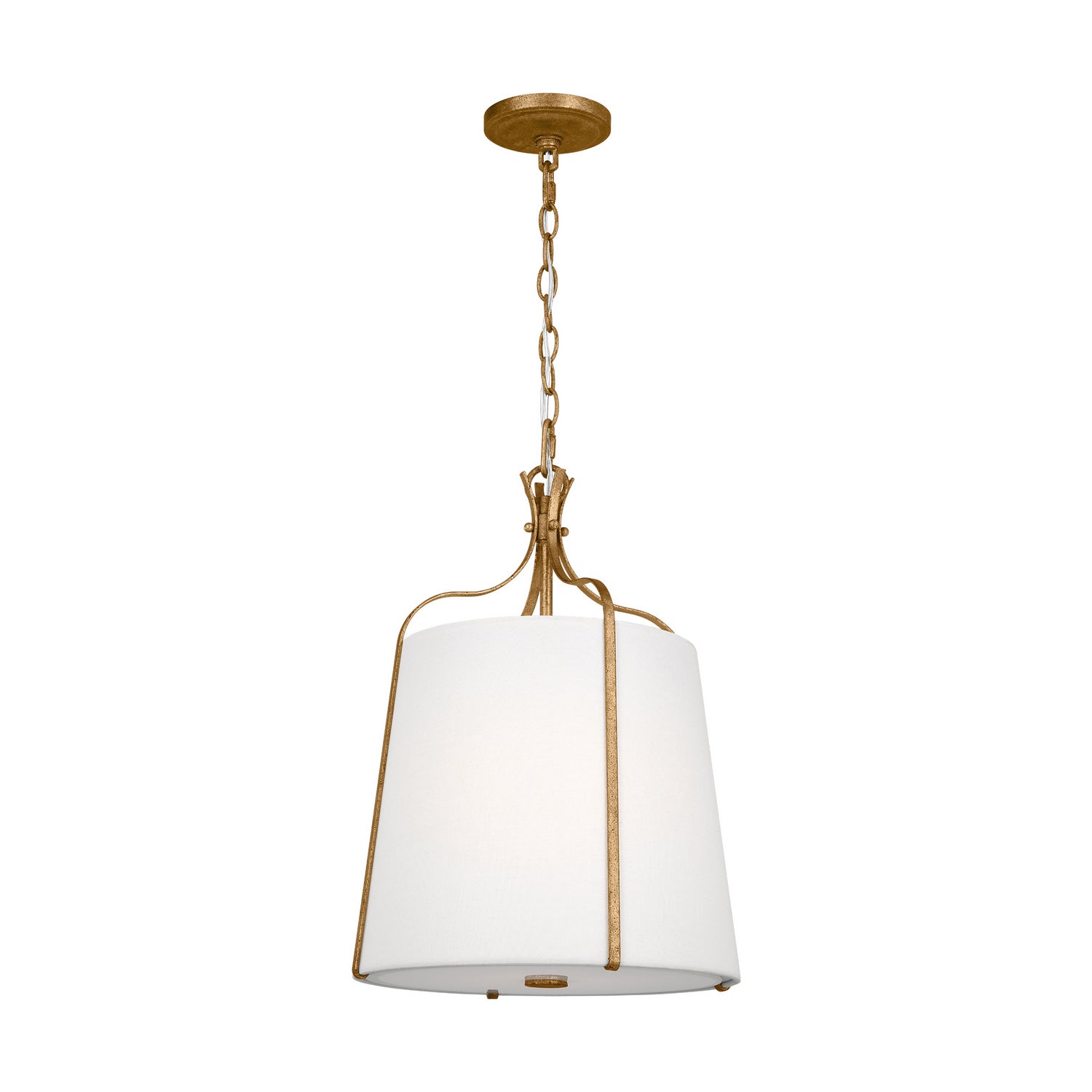 Visual Comfort Studio - AP1241ADB - One Light Pendant - Leander - Antique Gild