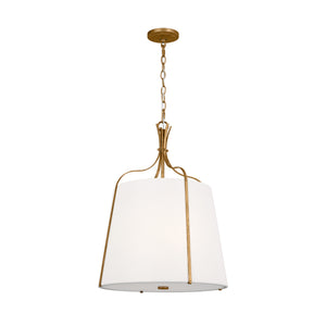 Visual Comfort Studio - AP1253ADB - Three Light Pendant - Leander - Antique Gild