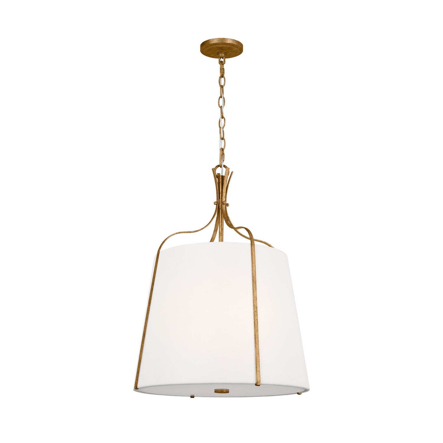 Visual Comfort Studio - AP1253ADB - Three Light Pendant - Leander - Antique Gild