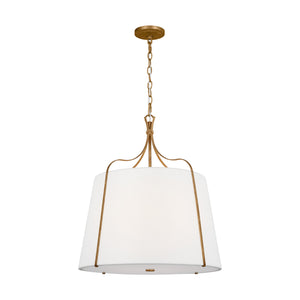 Visual Comfort Studio - AP1264ADB - Four Light Pendant - Leander - Antique Gild