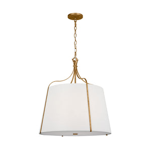 Visual Comfort Studio - AP1264ADB - Four Light Pendant - Leander - Antique Gild