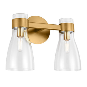 Visual Comfort Studio - AEV1002BBS - Two Light Bath Fixture - Moritz - Burnished Brass