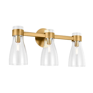 Visual Comfort Studio - AEV1003BBS - Three Light Bath Fixture - Moritz - Burnished Brass