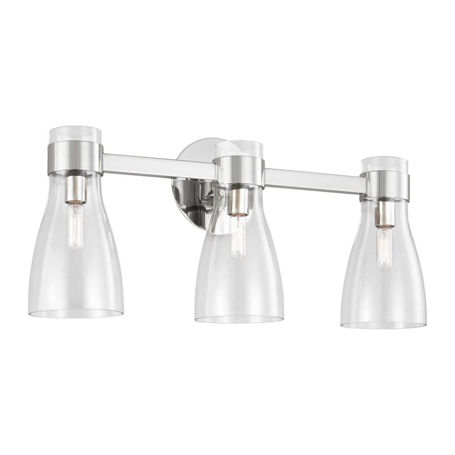 Visual Comfort Studio - AEV1003PN - Three Light Bath Fixture - Moritz - Polished Nickel