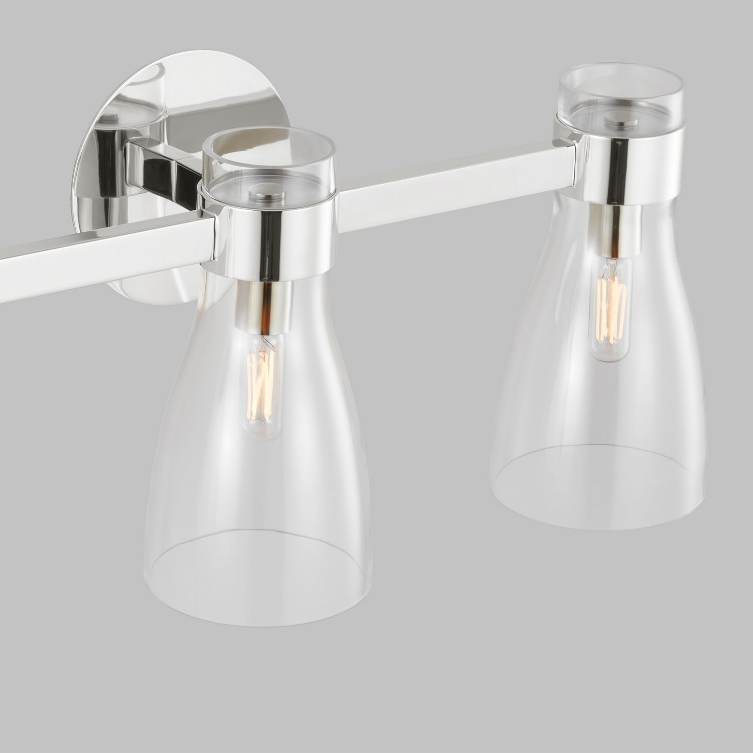 Visual Comfort Studio - AEV1003PN - Three Light Bath Fixture - Moritz - Polished Nickel