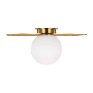 Visual Comfort Studio - KF1101BBS - One Light Flush Mount - Nodes - Burnished Brass