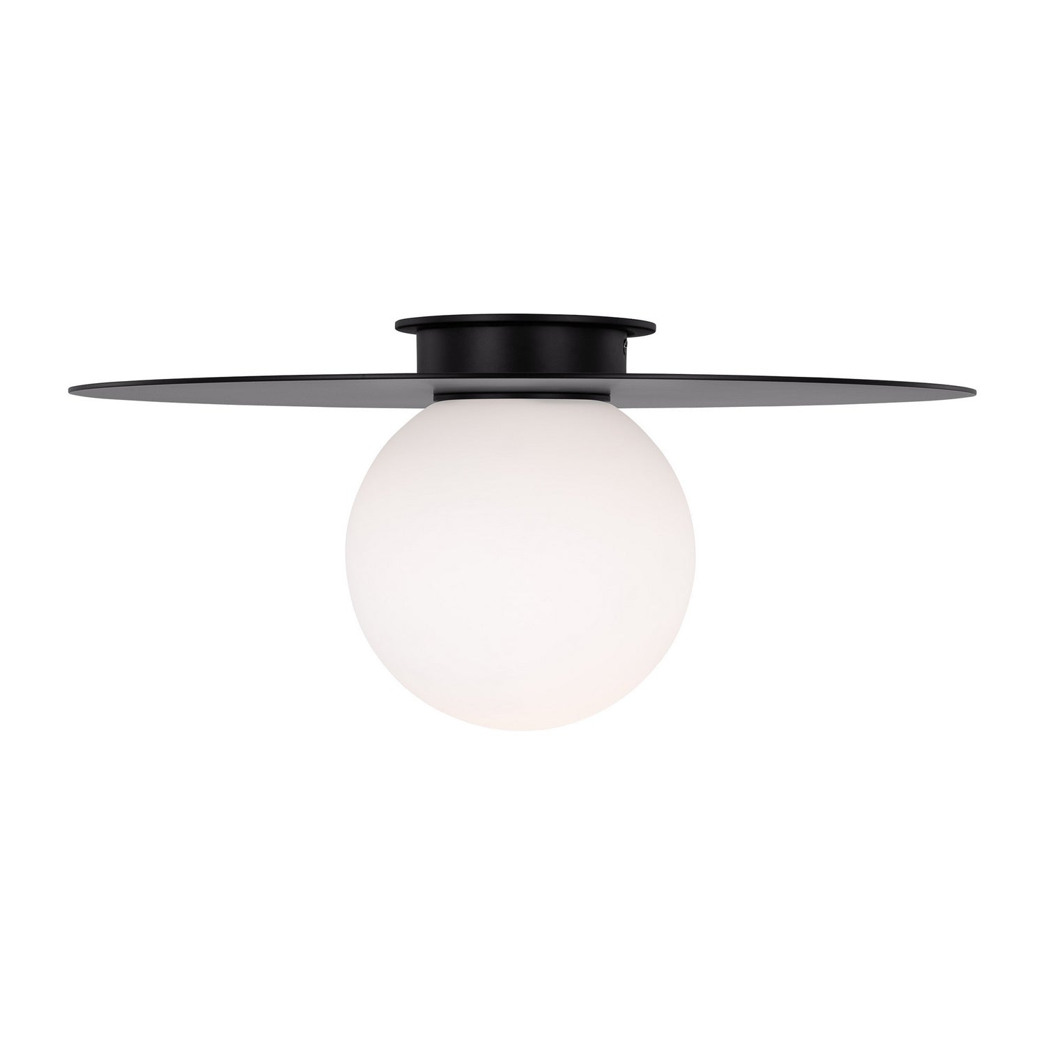 Visual Comfort Studio - KF1101MBK - One Light Flush Mount - Nodes - Midnight Black