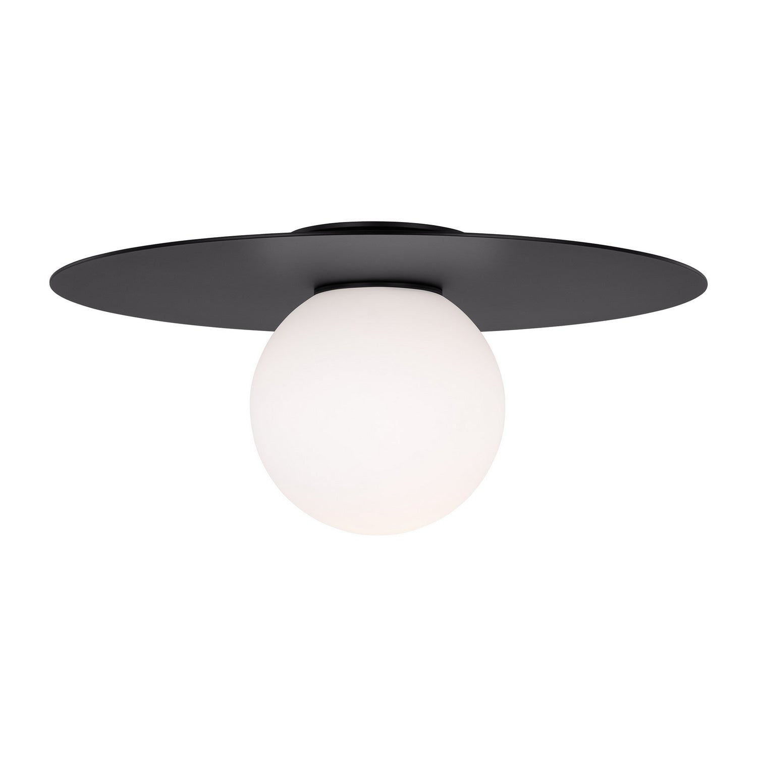 Visual Comfort Studio - KF1101MBK - One Light Flush Mount - Nodes - Midnight Black