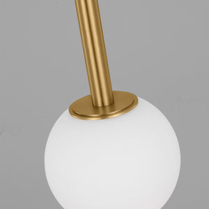 Visual Comfort Studio - KP1141BBS - One Light Pendant - Nodes - Burnished Brass