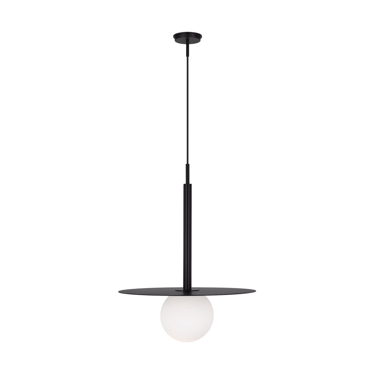 Visual Comfort Studio - KP1141MBK - One Light Pendant - Nodes - Midnight Black