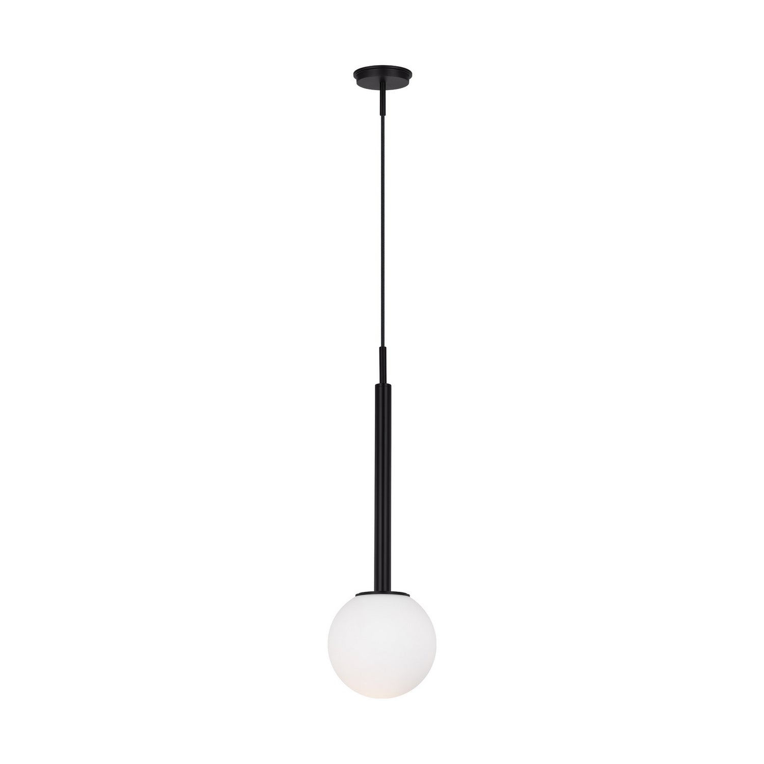 Visual Comfort Studio - KP1141MBK - One Light Pendant - Nodes - Midnight Black