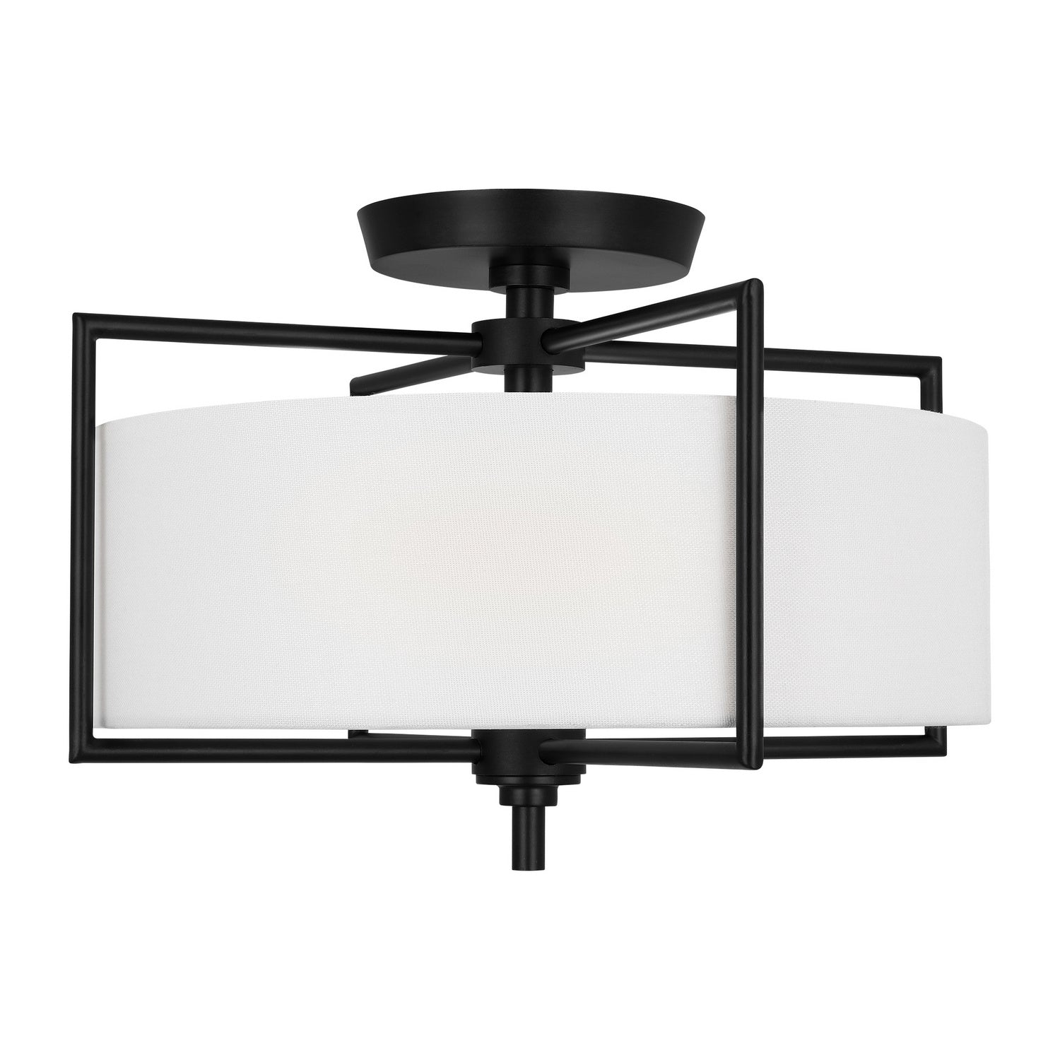 Visual Comfort Studio - CF1122AI - Two Light Semi-Flush Mount - Perno - Aged Iron