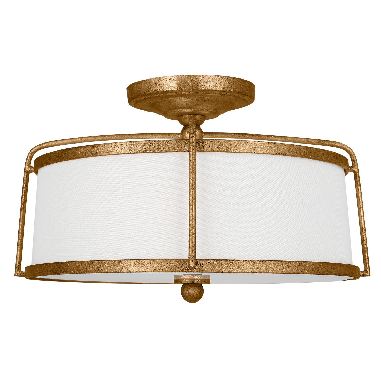 Visual Comfort Studio - CF1102ADB - Two Light Semi-Flush Mount - Stonington - Antique Gild