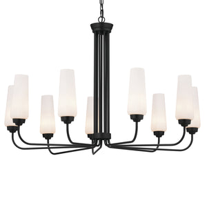 Kichler - 52481BK - Nine Light Chandelier - Truby - Black