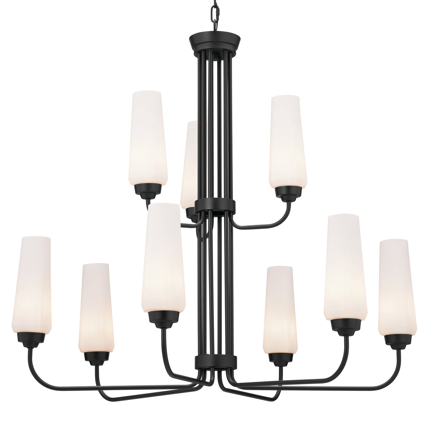 Kichler - 52482BK - Nine Light Chandelier - Truby - Black