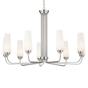 Kichler - 52481PN - Nine Light Chandelier - Truby - Polished Nickel