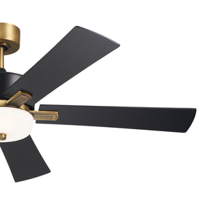 Kichler - 300395SBK - 56"Ceiling Fan - Icon - Satin Black