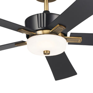 Kichler - 300395SBK - 56"Ceiling Fan - Icon - Satin Black