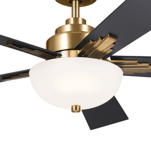 Kichler - 300345BNB - 52"Ceiling Fan - Vinea - Brushed Natural Brass