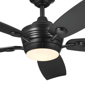 Kichler - 310080SBK - 56"Ceiling Fan - Tranquil - Satin Black