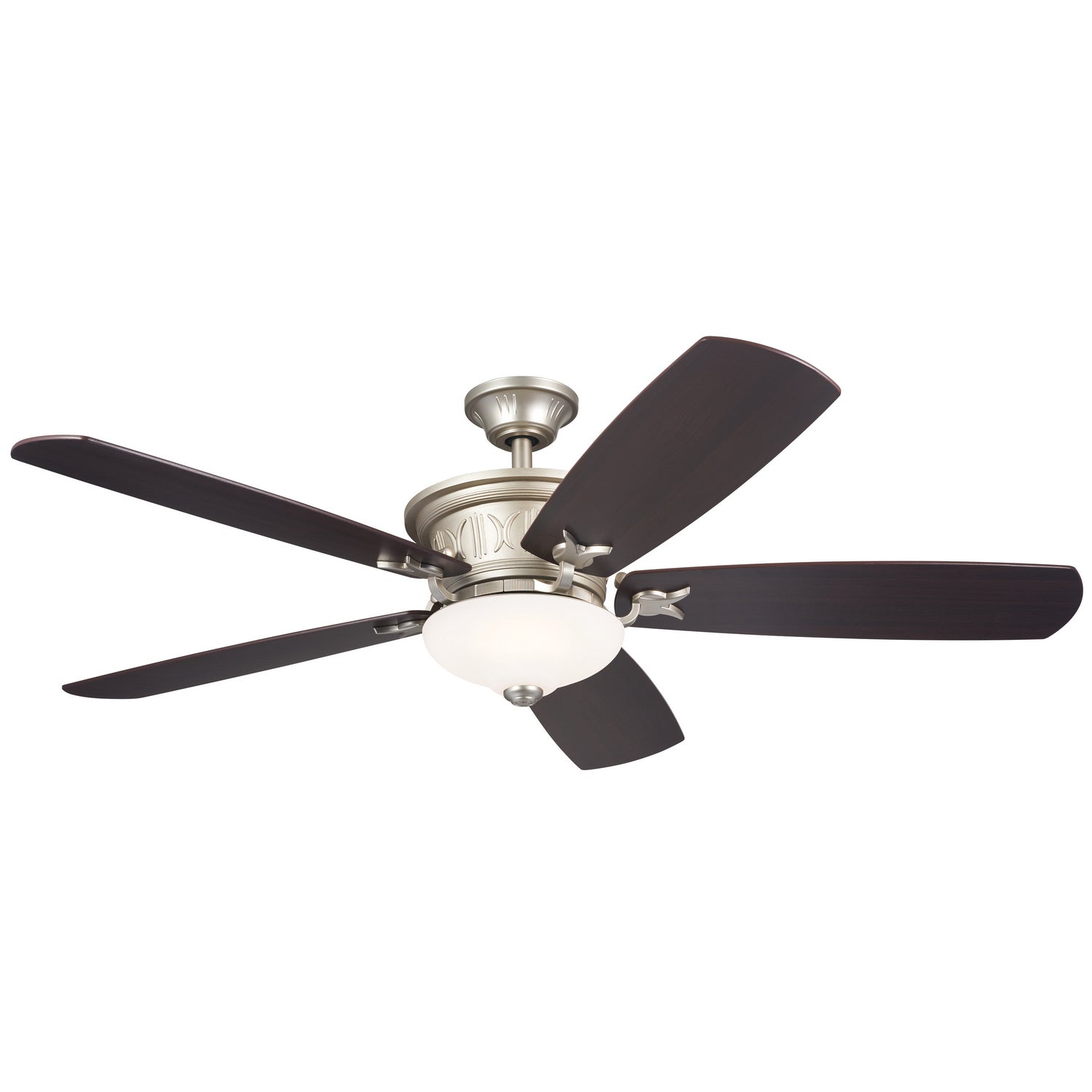 Kichler - 300325NI - 56"Ceiling Fan - Crescent - Brushed Nickel