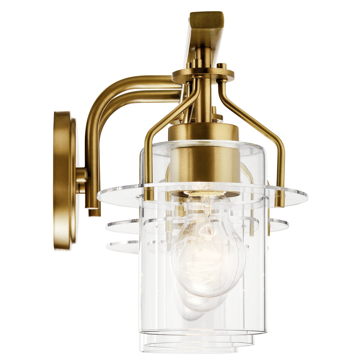 Kichler - 55079NBR - Three Light Bath - Everett - Brushed Brass