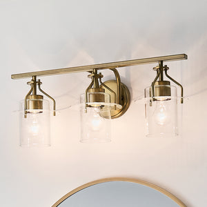 Kichler - 55079NBR - Three Light Bath - Everett - Brushed Brass