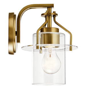 Kichler - 55077NBR - One Light Wall Sconce - Everett - Brushed Brass