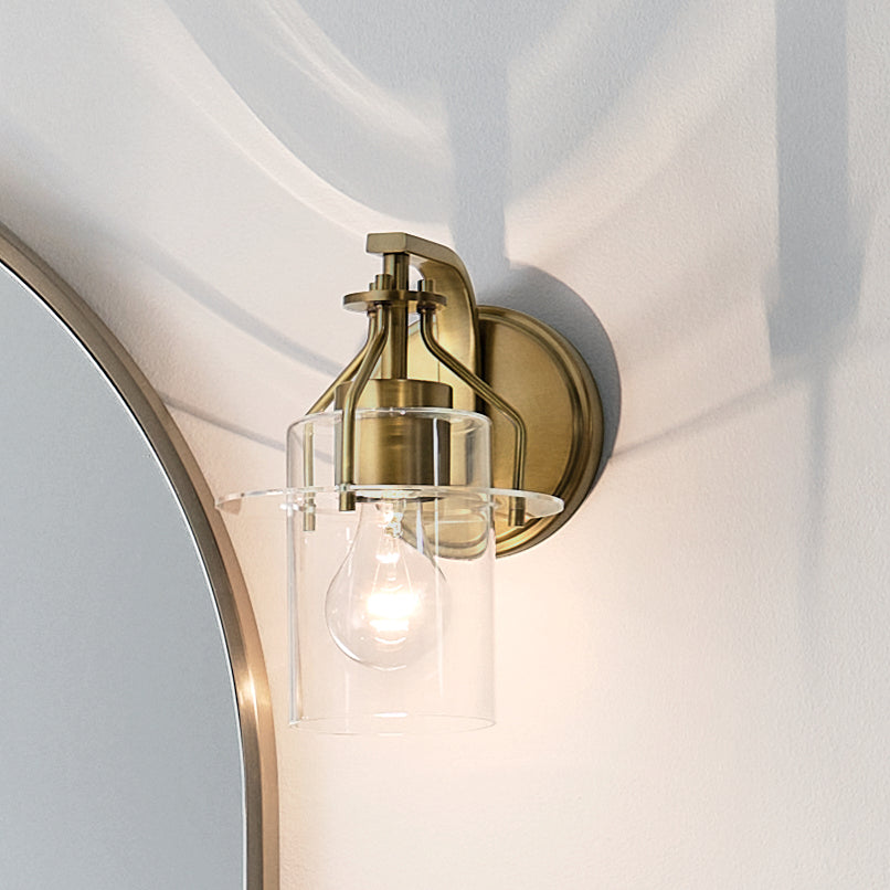 Kichler - 55077NBR - One Light Wall Sconce - Everett - Brushed Brass