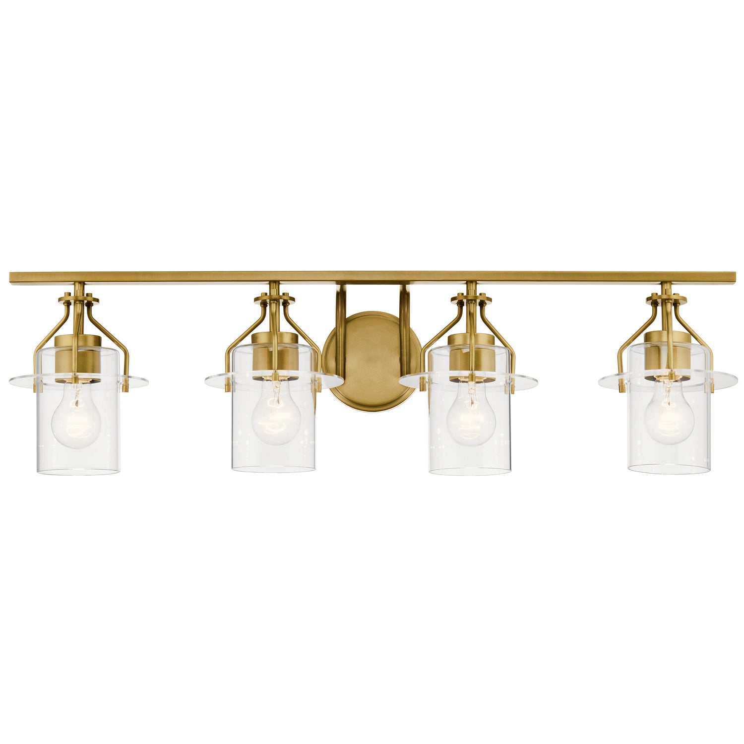 Kichler - 55080NBR - Four Light Bath - Everett - Brushed Brass