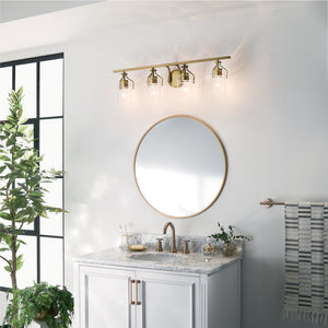 Kichler - 55080NBR - Four Light Bath - Everett - Brushed Brass