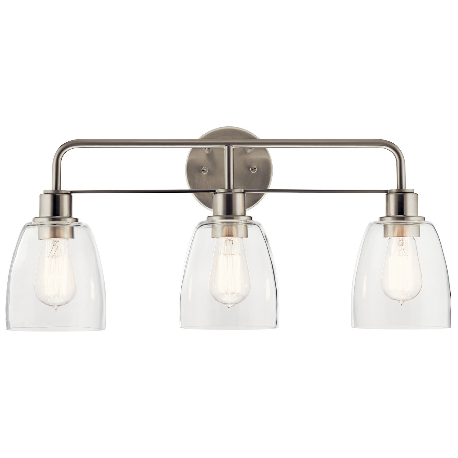 Kichler - 55102NI - Three Light Bath - Meller - Nickel Textured