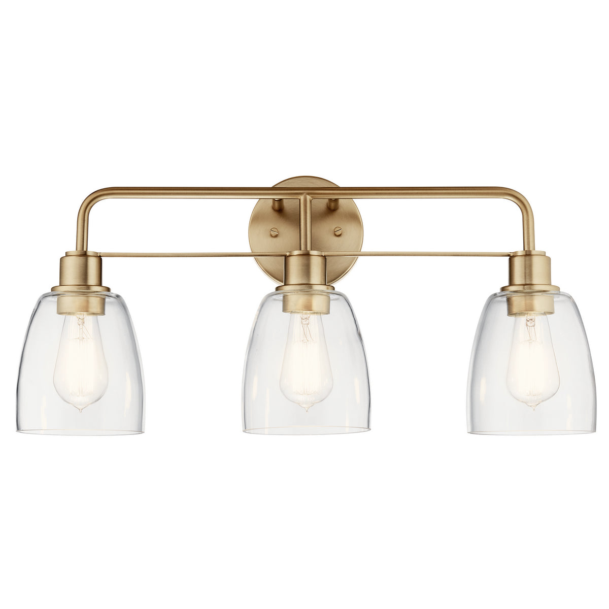 Kichler - 55102CPZ - Three Light Bath - Meller - Champagne Bronze