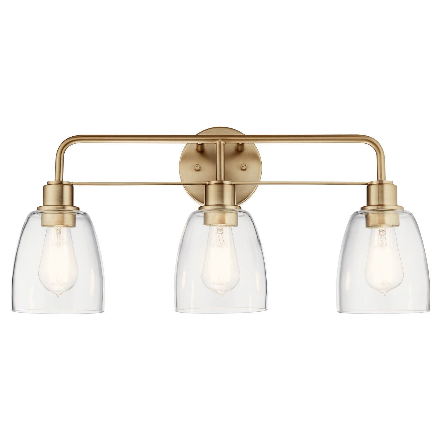 Kichler - 55102CPZ - Three Light Bath - Meller - Champagne Bronze