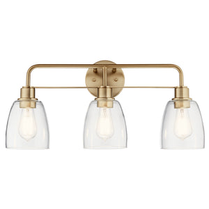 Kichler - 55102CPZ - Three Light Bath - Meller - Champagne Bronze