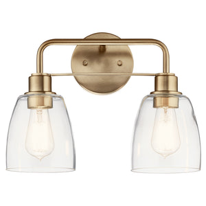 Kichler - 55101CPZ - Two Light Bath - Meller - Champagne Bronze