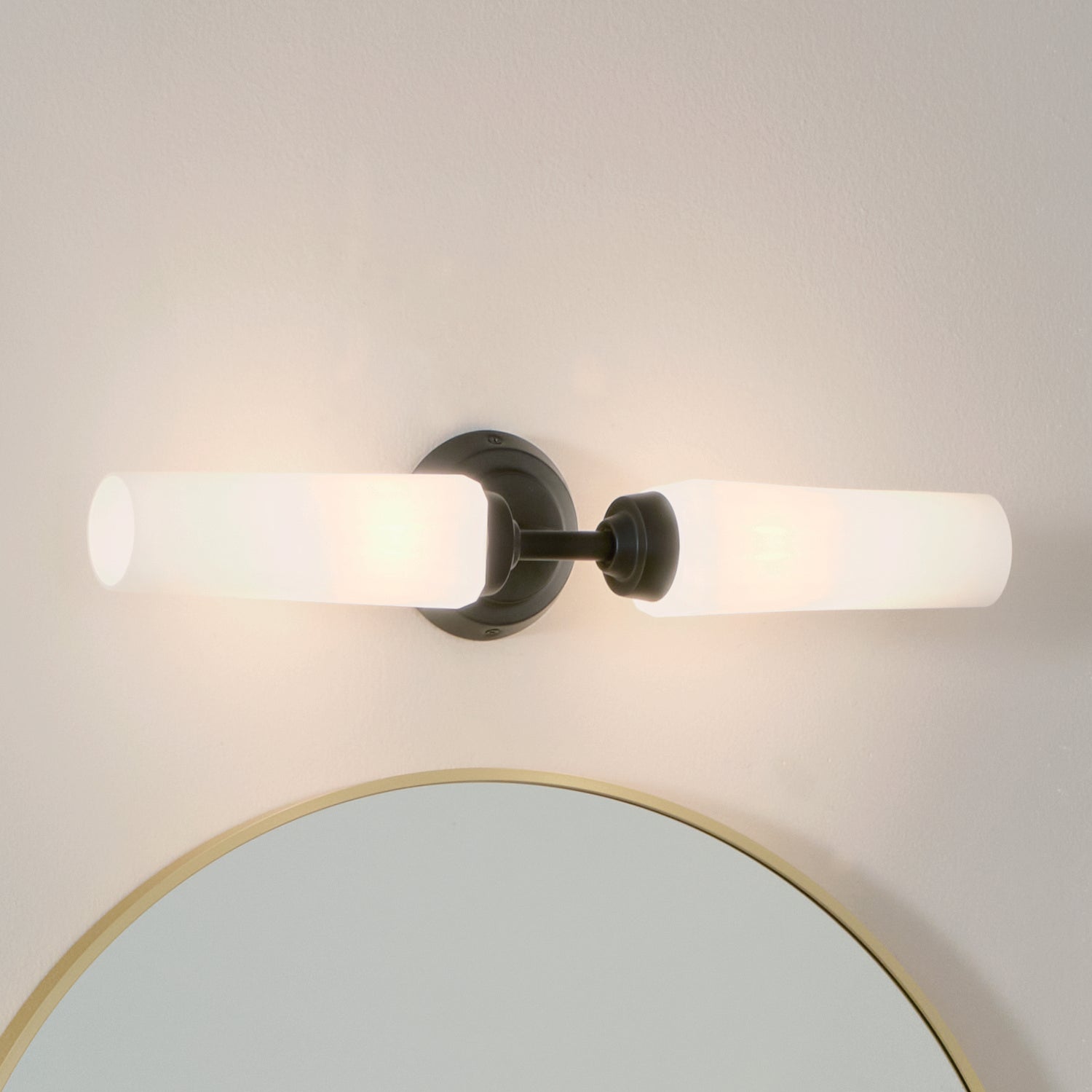 Kichler - 55074BK - Two Light Wall Sconce - Truby - Black