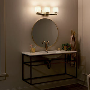 Kichler - 55002CPZ - Three Light Bath - Marette - Champagne Bronze