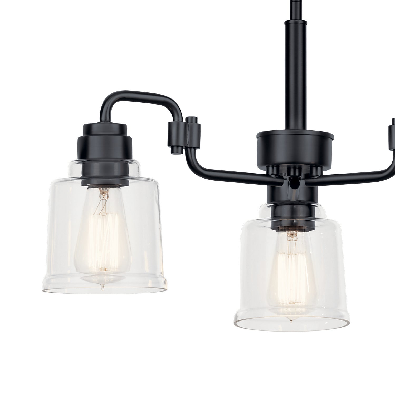 Kichler - 52397BK - Three Light Chandelier - Aivian - Black