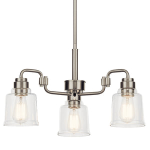 Kichler - 52397NI - Three Light Chandelier - Aivian - Nickel Textured