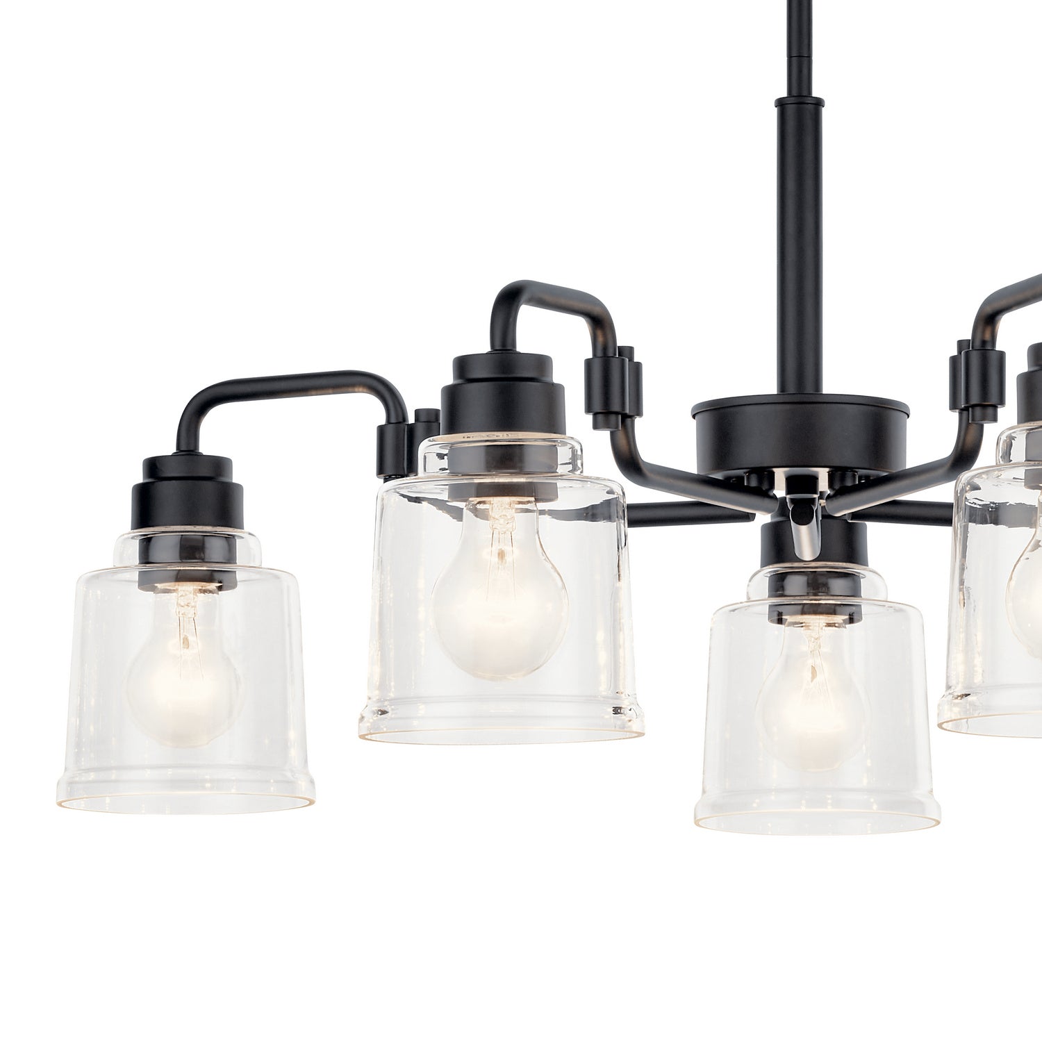 Kichler - 52398BK - Five Light Chandelier - Aivian - Black