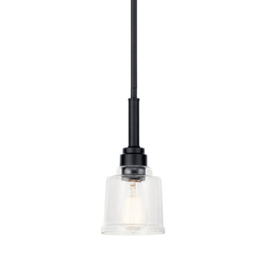 Kichler - 52399BK - One Light Mini Pendant - Aivian - Black