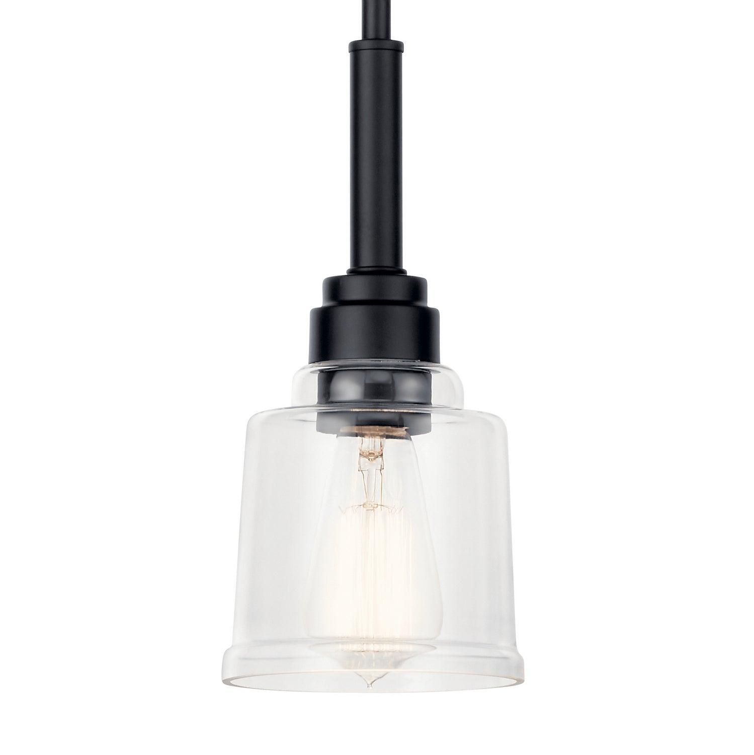 Kichler - 52399BK - One Light Mini Pendant - Aivian - Black