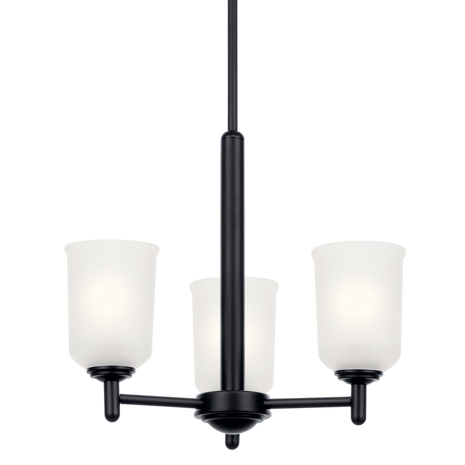 Kichler - 43670BK - Three Light Mini Chandelier - Shailene - Black